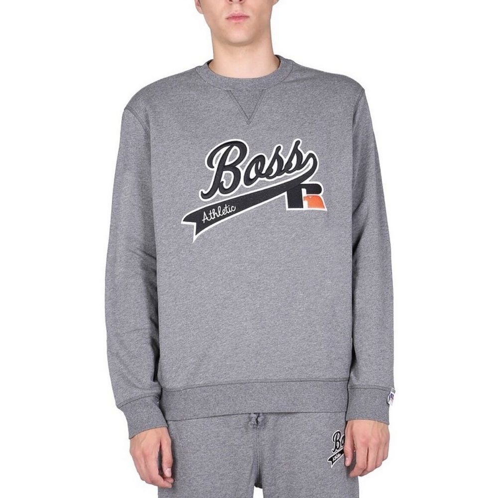 HUGO BOSS X Russell Athletic Logo Sweatshirt Grey Size XS